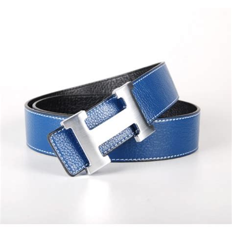 hermes blue leather belt|hermes leather belt for men.